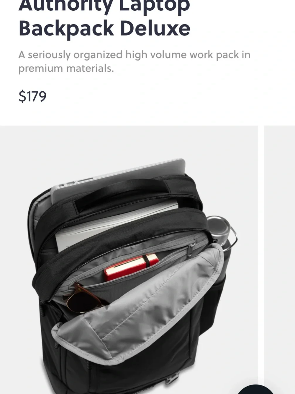 Timbuk2 Authority Laptop Backpack Deluxe - new in packaging